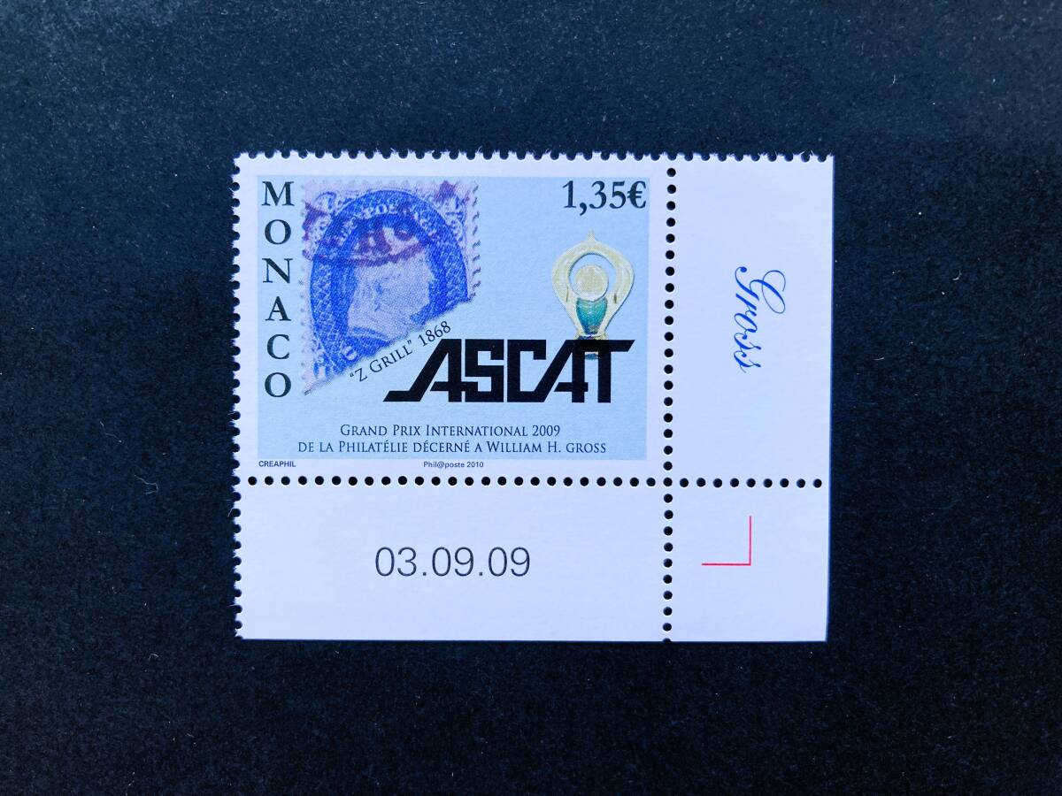 外国切手: モナコ切手 「ASCAT 国際グランプリ2009」2種完 未使用拍卖