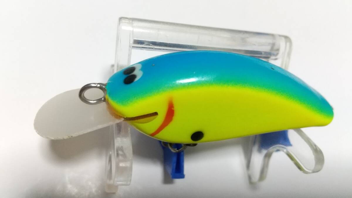 1 秘密のクランク リトルB Little-B ボディ 5.5cm フラットシャッド FLAT SHAD WOOD ウッド フラットサイド シャロー BOX保管未使用品拍卖