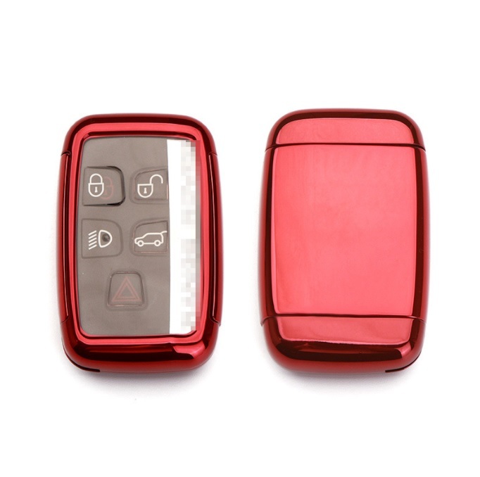 【レッド】ランドローバー/ジャガー キーケース 専用 カバー ランドローバー/ジャガー スマート キーケース カバー スタイリッシュ TPU製拍卖