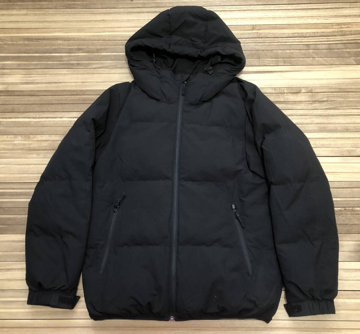 GUヒートパデッドブルゾン S ブラック 黒 ユニセックス ダウンジャケット アウター ユニクロ 拍卖
