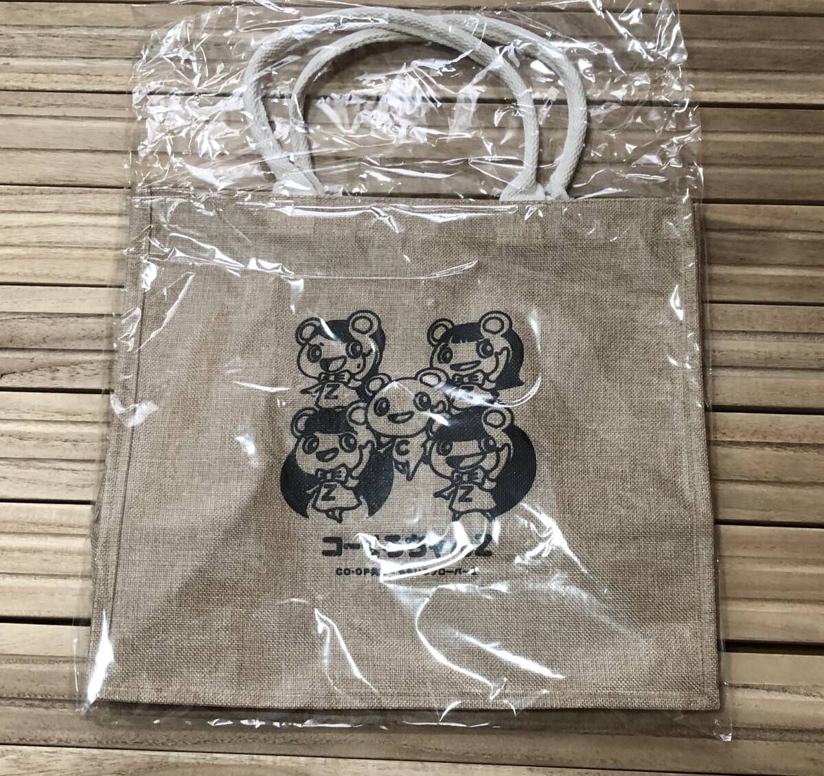 未開封 非売品 ももクロ × コープ共済 ジュート風バッグ コーくろちゃんZ コラボ 拍卖