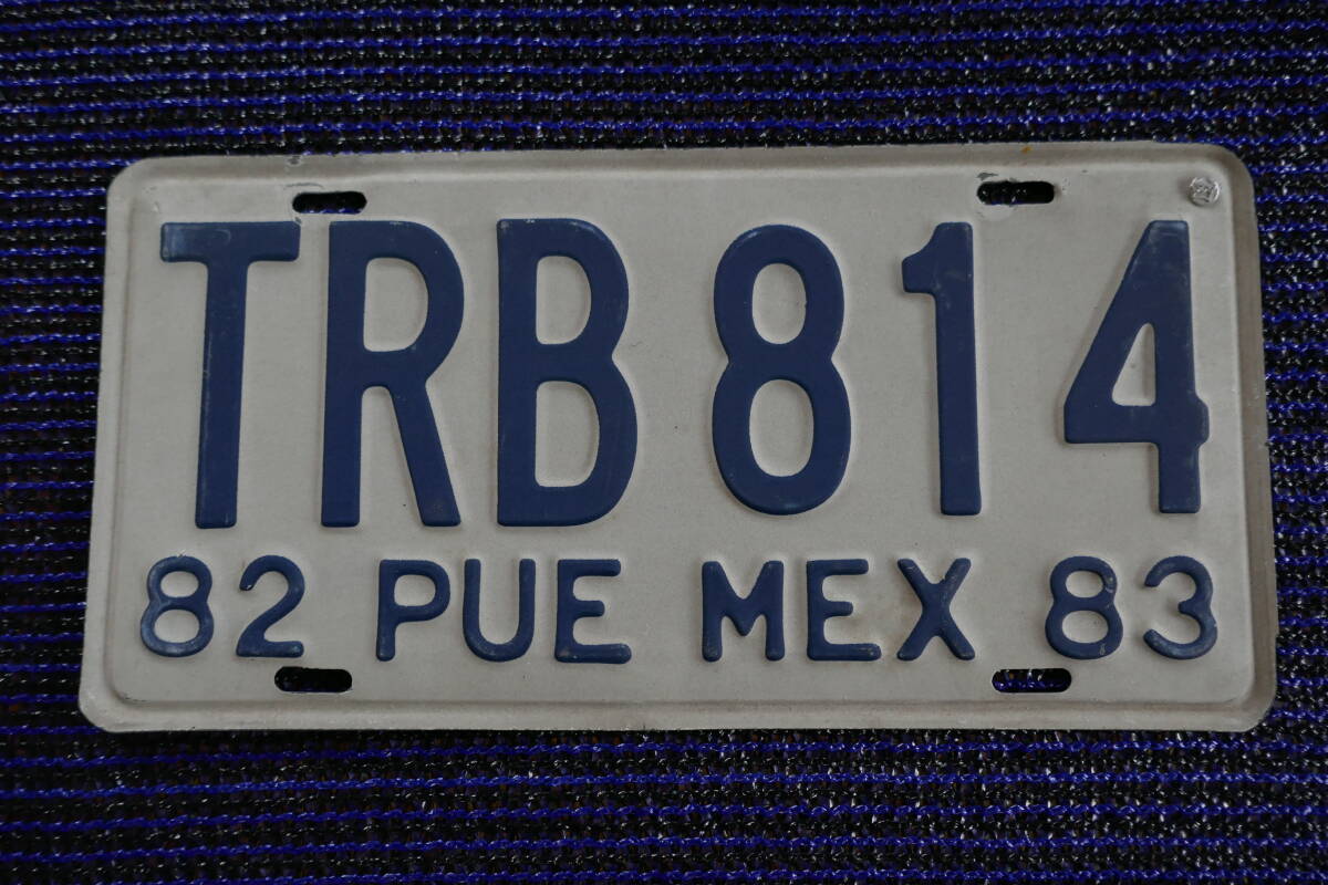 メキシコ プエブラ ナンバープレート★ライセンス プレート拍卖