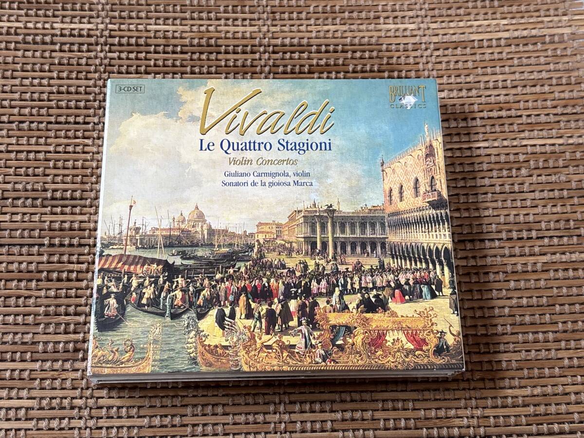 Le Quattro Stagioni/Vivaldi Violin Concertos 中古CD 3枚組 ヴィヴァルディ ジュリアーノ・カルミニョーラ拍卖