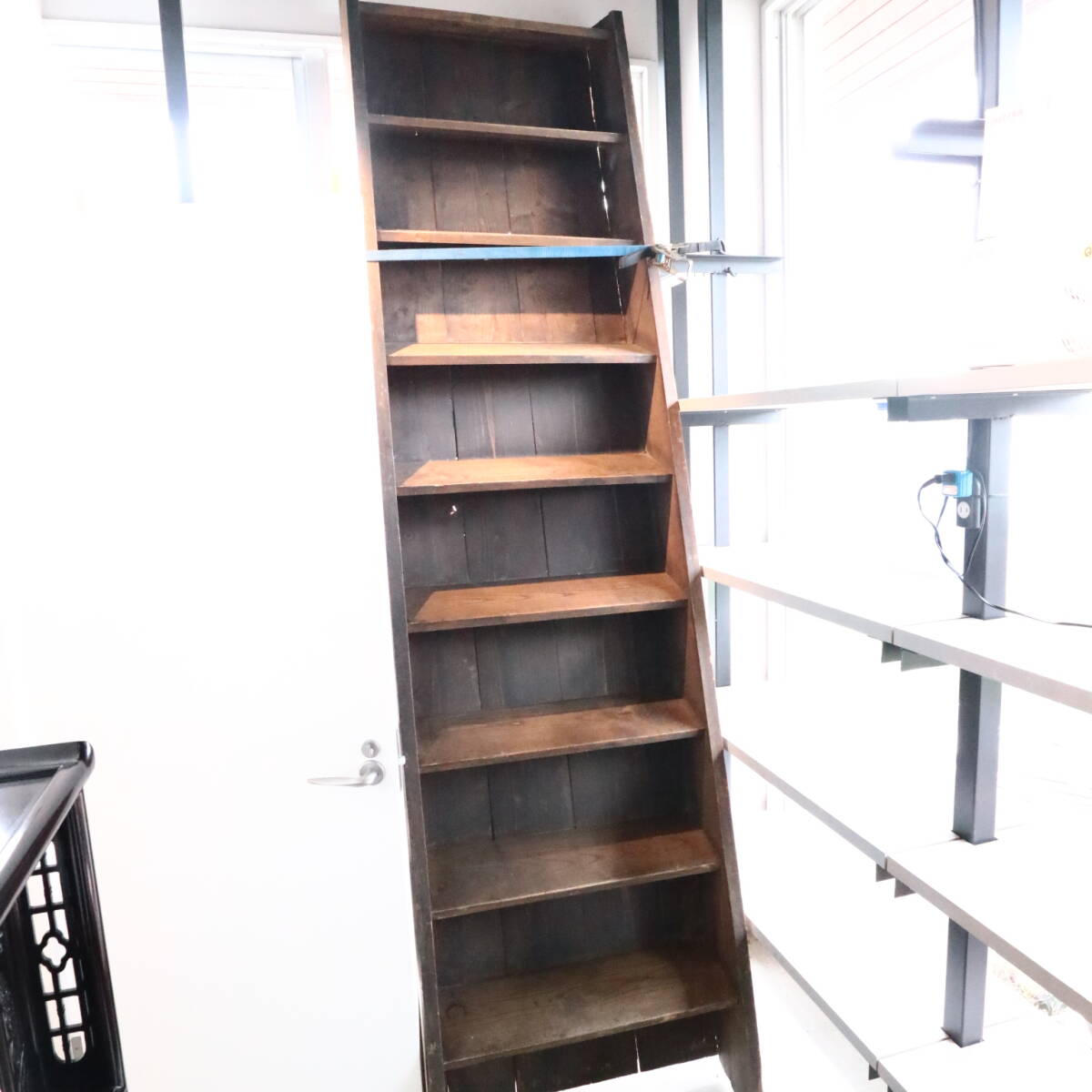 あ//Q0318 【静岡県浜松市発】【希少・レトロ品】古民家の階段 レトロな階段 古道具 当時物 直接引き取り限定品拍卖
