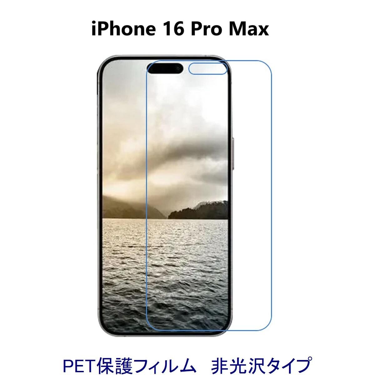 【2枚】 iPhone 17 Pro Max iPhone 16 Pro Max 6.9インチ 液晶保護フィルム 非光沢 指紋防止 D448拍卖