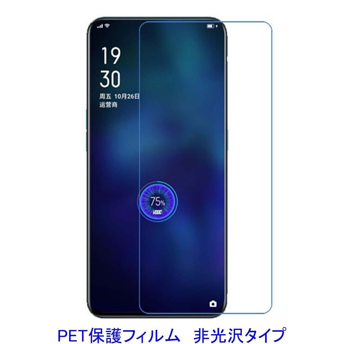 【2枚】 OPPO Reno 10x Zoom 液晶保護フィルム 非光沢 指紋防止 F572拍卖