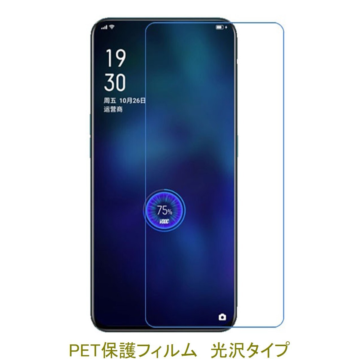 【2枚】 OPPO Reno 10x Zoom 液晶保護フィルム 高光沢 クリア F571拍卖