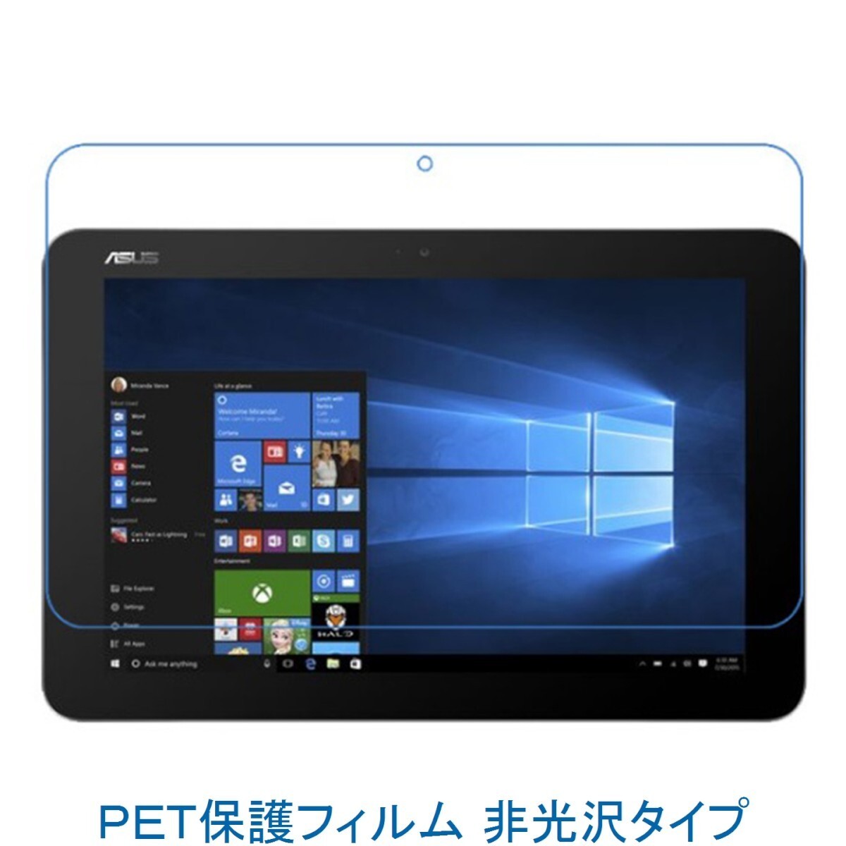 ASUS TransBook Mini T102HA T103HAF 10.1インチ 液晶保護フィルム 非光沢 指紋防止 F732拍卖