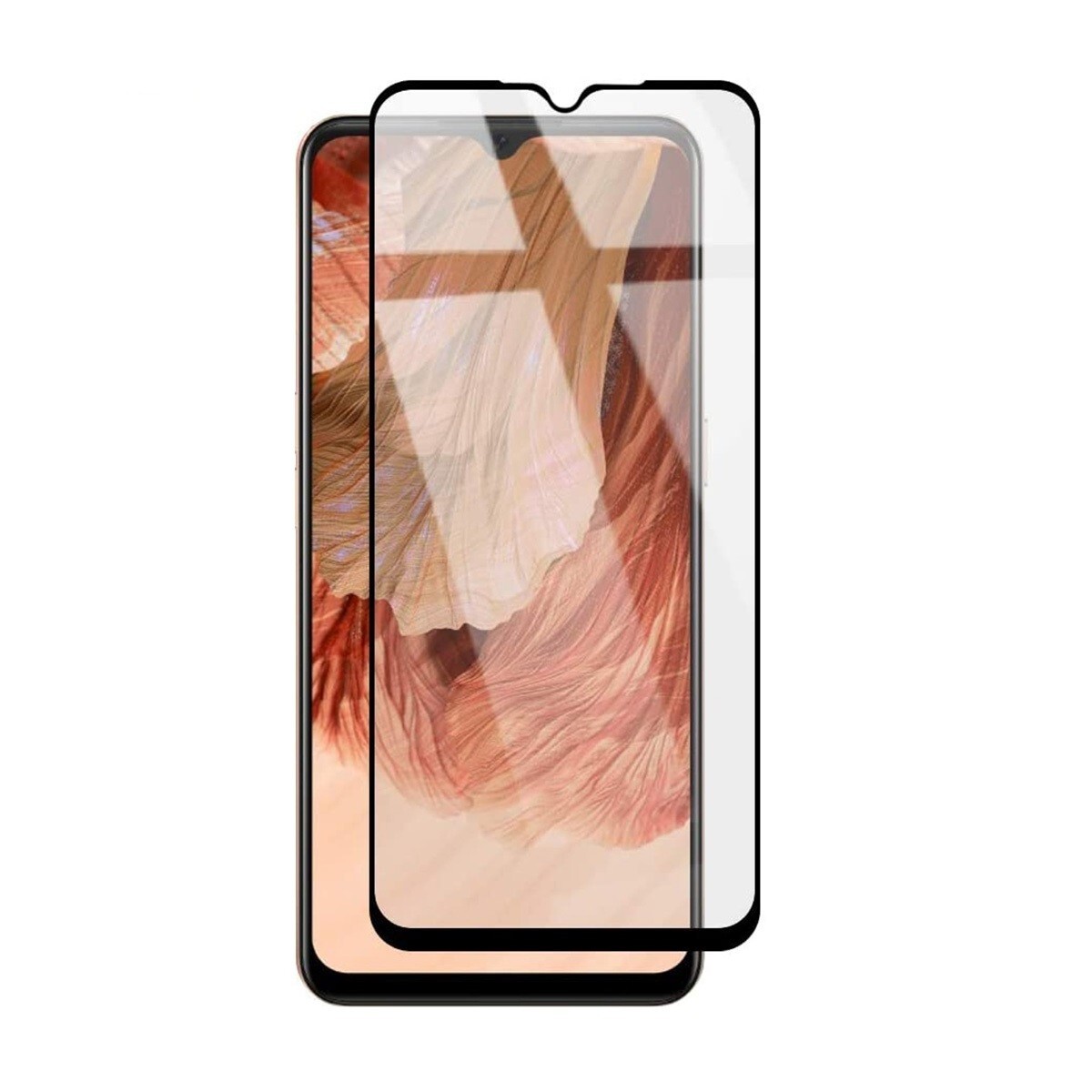 OPPO A73 2020 F17 6.44インチ 9H 0.26mm 枠黒色 強化ガラス 液晶保護フィルム 2.5D K088拍卖