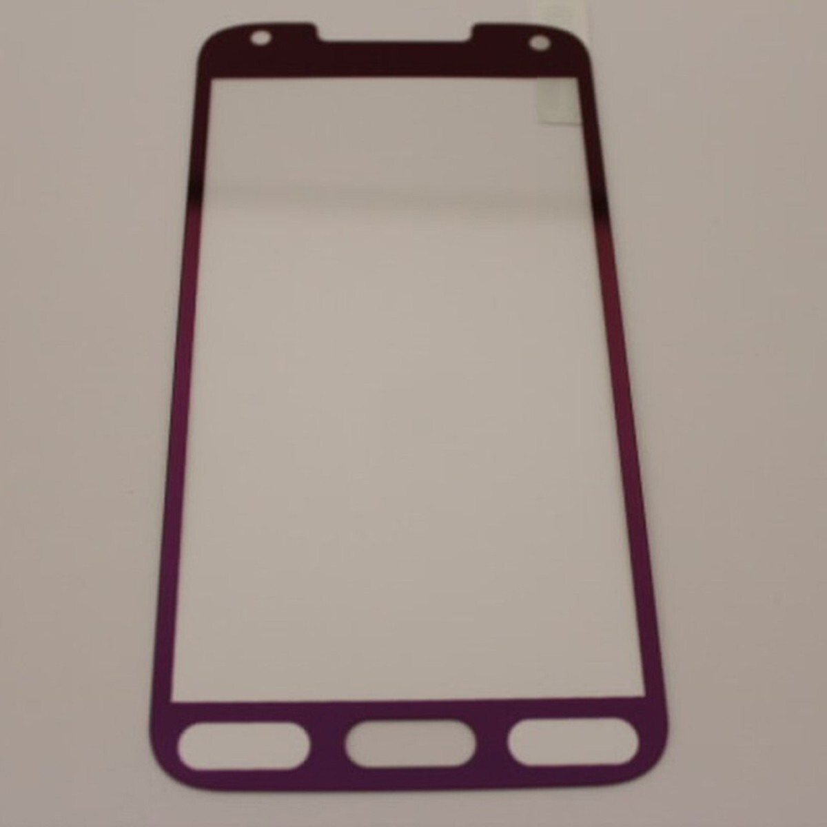 Galaxy S5 SC-04F SCL23 9H 0.26mm 枠紫色 鏡面 強化ガラス 液晶保護フィルム 2.5D K283拍卖