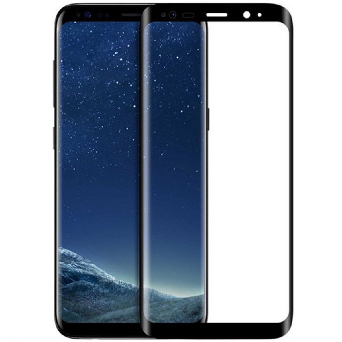 Galaxy S8 SC-02J SCV36 5.7インチ 枠黒色 全面保護 3D曲面カバー 9H 0.26mm 強化ガラス 液晶保護フィルム 2.5D K352拍卖
