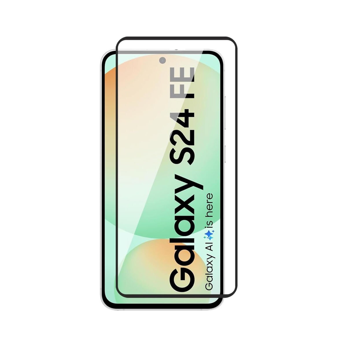 Galaxy S24 FE SCG30 au 6.7インチ 9H 0.26mm 枠黒色 枠黒色 指紋認証対応 強化ガラス 液晶保護フィルム 2.5D K582拍卖