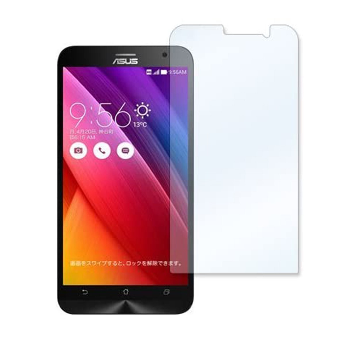 ASUS ZenFone 2 Laser ZE500KL 5.0 9H 0.26mm 強化ガラス 液晶保護フィルム 2.5D KA40拍卖