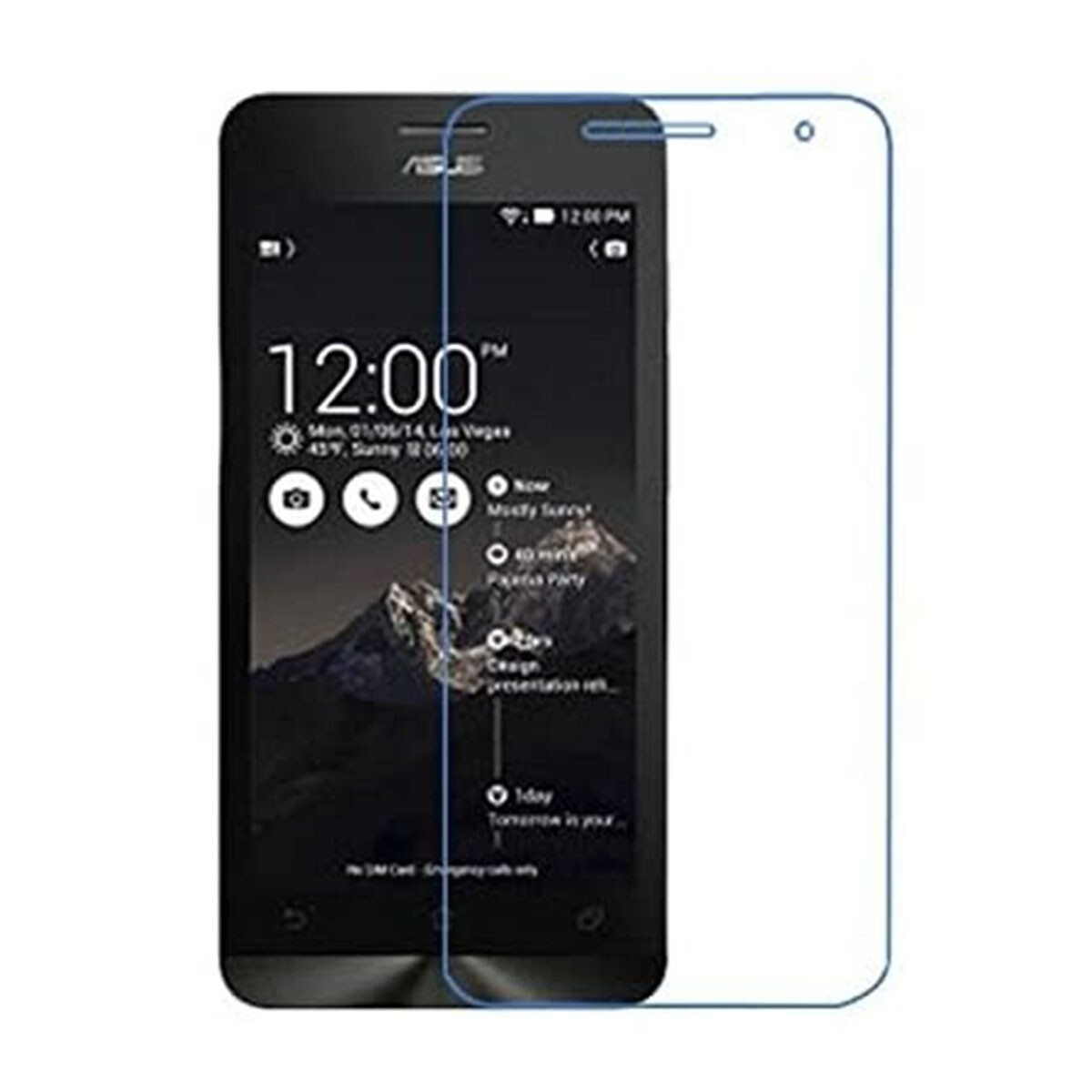 ASUS Zenfone 6 A601CG 2014年 9H 0.26mm 強化ガラス 液晶保護フィルム 2.5D KA41拍卖