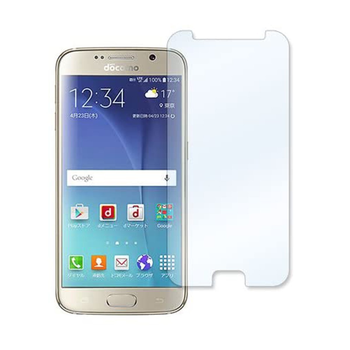 Galaxy S6 edge SC-04G SCV31 404SC 9H 0.26mm 曲面非対応 強化ガラス 液晶保護フィルム 2.5D KC38拍卖