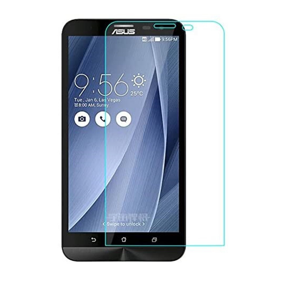 ASUS ZenFone 2 Laser ZE601KL 6 9H 0.26mm 強化ガラス 液晶保護フィルム 2.5D KC71拍卖