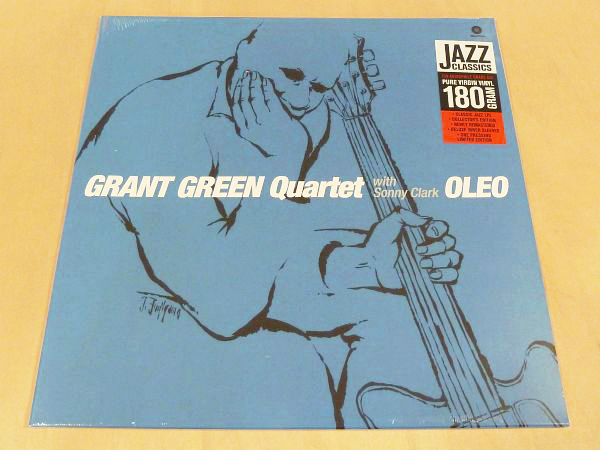 未開封 グラント・グリーン ソニー・クラーク Oleo 限定リマスター180g重量盤LPボーナス1曲追加 Grant Green Quartet With Sonny Clark拍卖