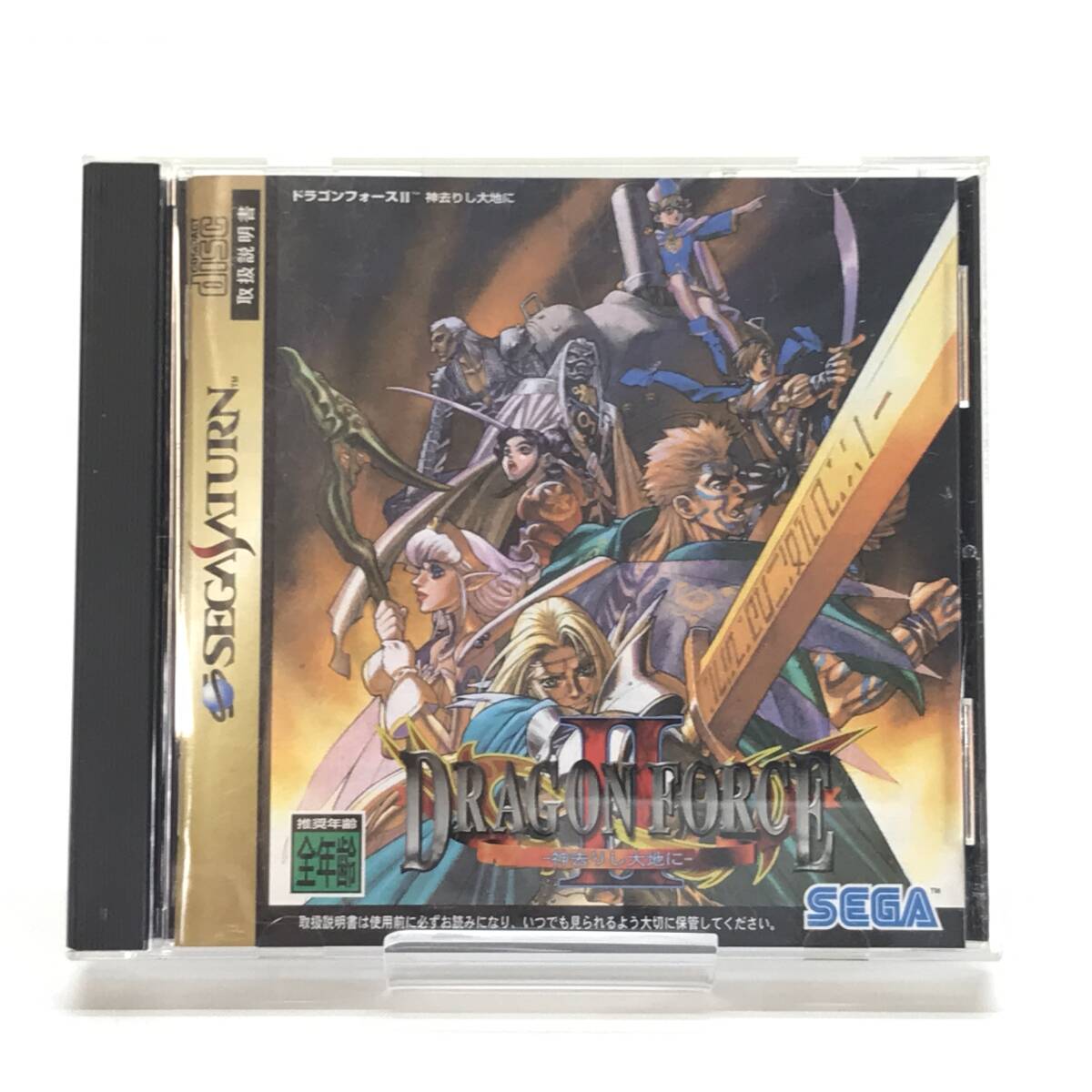 ☆中古品☆ SEGA セガ ゲームソフト SS セガサターンソフト ドラゴンフォース 2 レトロソフト 起動確認済み拍卖