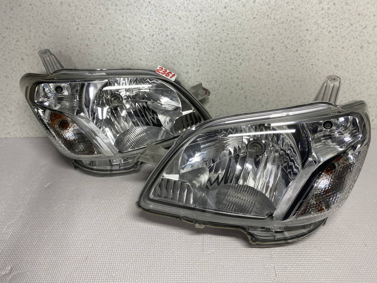 2357 * レンズ表面傷もなく非常に綺麗な状態 * エグゼ L455S L465S ヘッドライト 左右 SET 100-51031拍卖