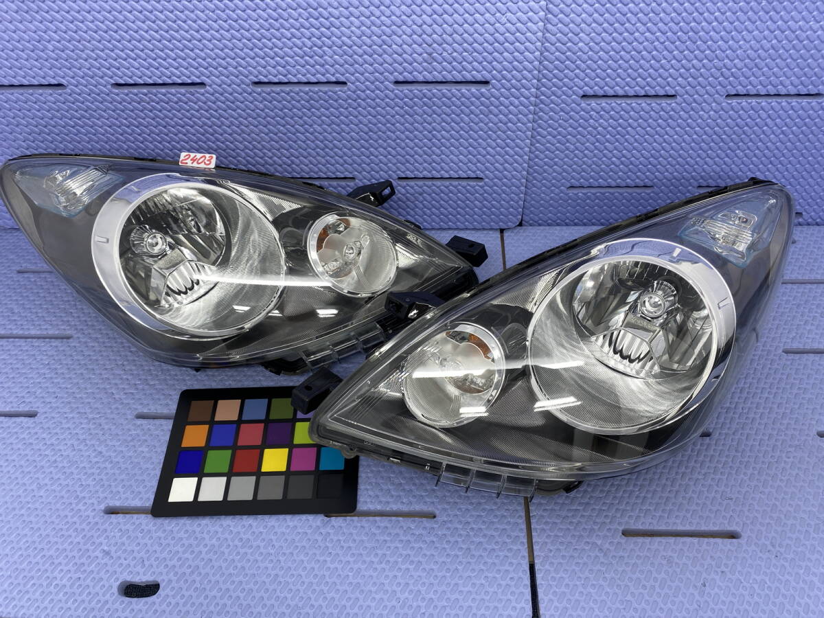2403 * 美品/破損無 ノート E11 後期 ヘッドライト 左右 セット キセノン HID レベ付 イチコー H006 拍卖