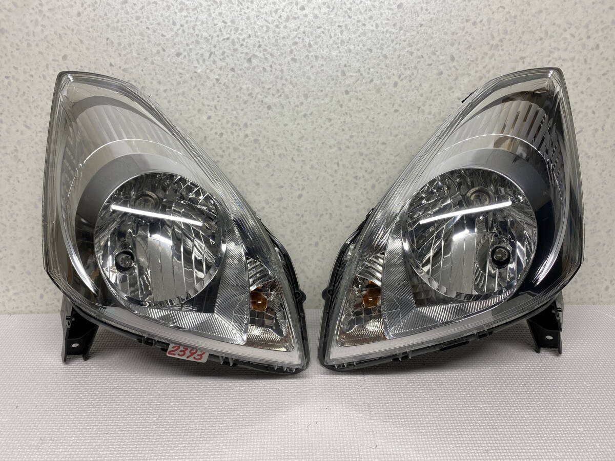 2393 * ステラ RN1 ヘッドライト 左右 左 右 1829 ハロゲン ユニット レベ付拍卖