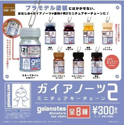 ガイアノーツ ミニチュアキーチェン2 全8種セット拍卖