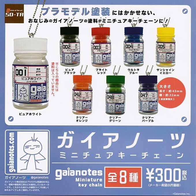 ガイアノーツ ミニチュアキーチェン 全8種セット拍卖