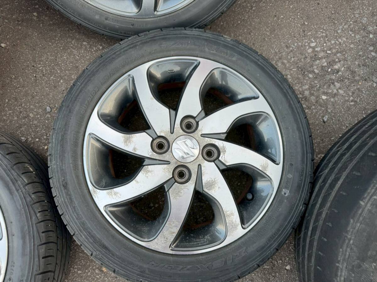 Y1281 165/55R14 72V ファルケン FALKEN 2017年 PCD100 4H 4.5J +50 4本セット拍卖