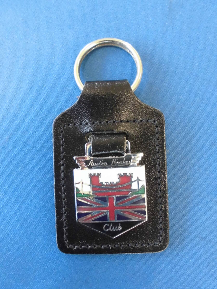 BMC / 英国 AUSTIN HEALEY CLUB レザーキーホルダー 未使用品拍卖