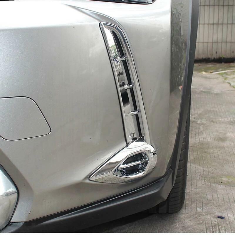 レクサス UX クローム メッキ フォグライト フォグランプ フロントバンパー ダクト フォグ パネル カバー UX200 10003620拍卖