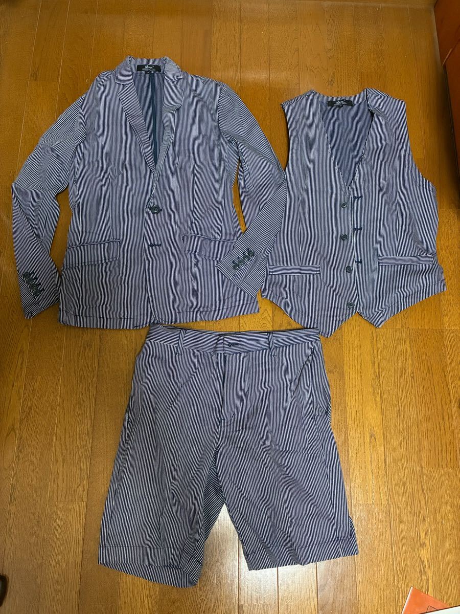 Beno!スリーピース ショートパンツセットアップ・サイズM Sぐらい拍卖