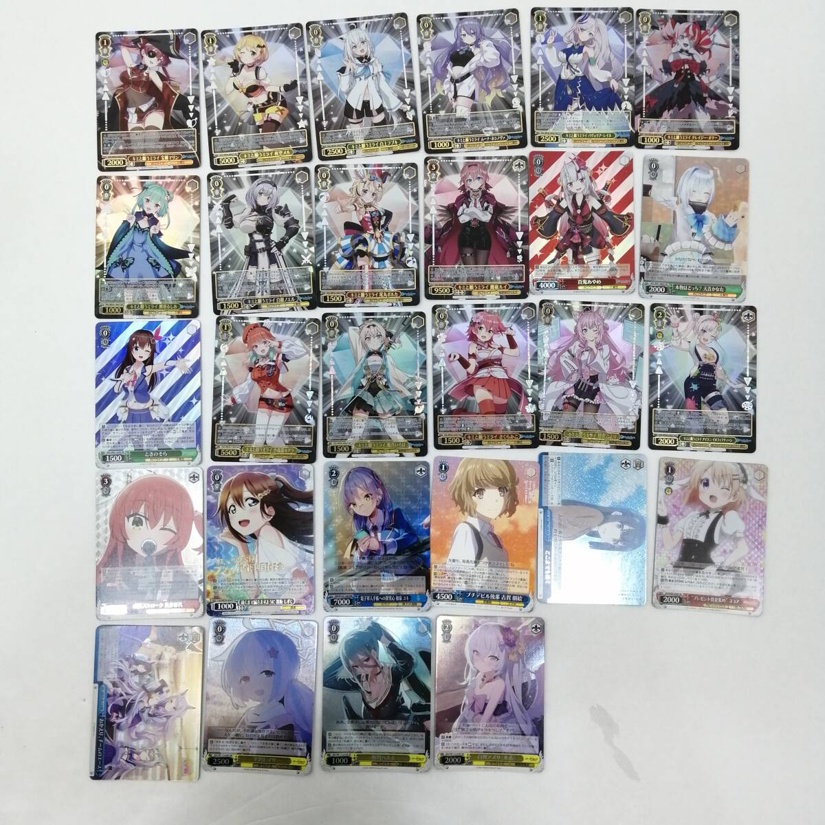 中古#ヴァイスシュヴァルツ まとめ キミと願うミライ 鷹嶺ルイ HOL/WE36-39HLP HLP/宇沢レイサ BAV/W112-026S SR 他 トレカ拍卖