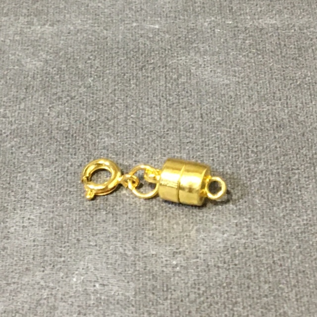 【ゴールド】 クラスプ マグネット ネックレス ブレスレット 留め具 ハンドメイド拍卖