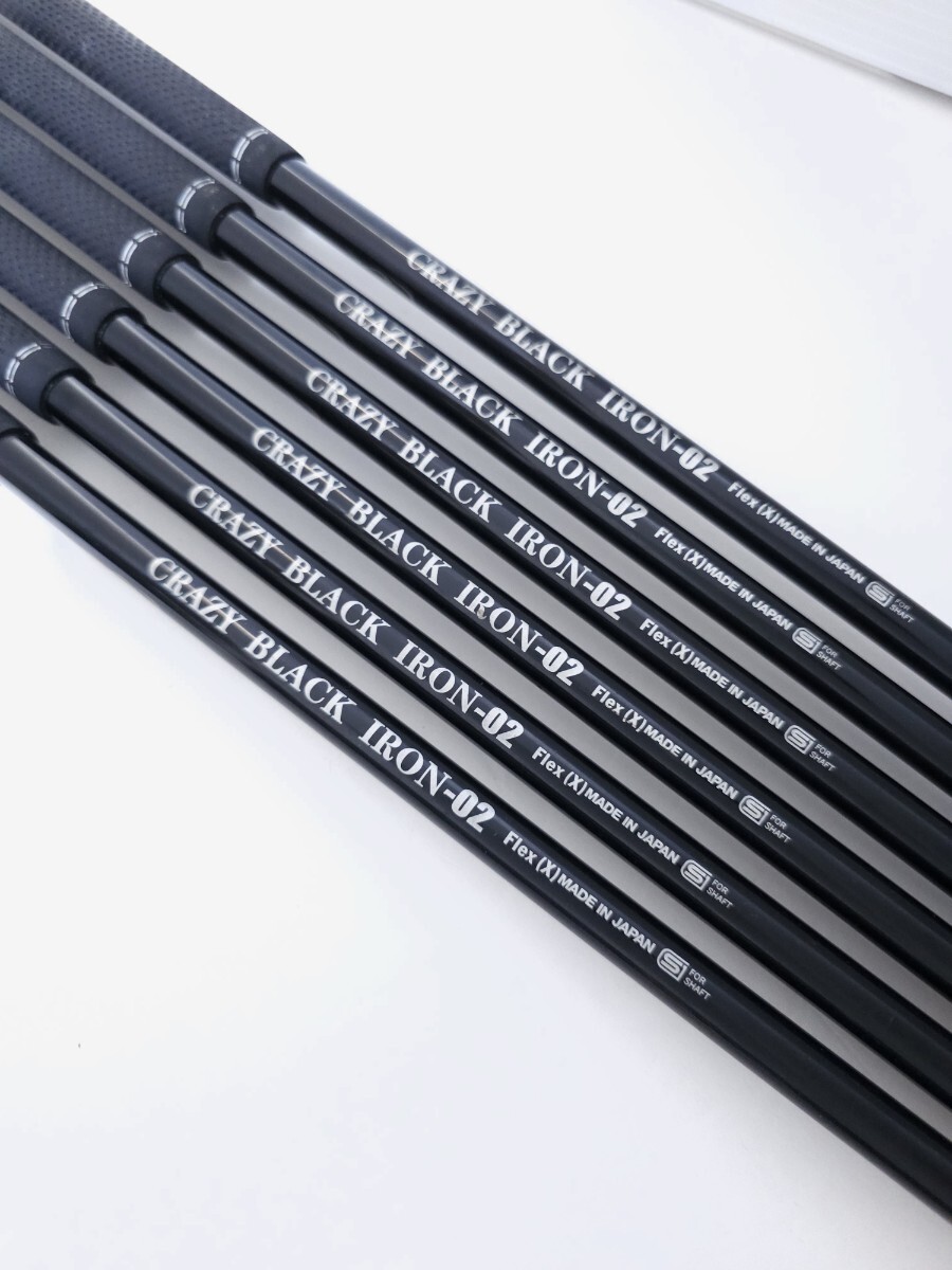 激レア CRAZY BLACK 02 IRON X 6本セット クレイジー ブラック アイアン 希少 入手困難 カーボンシャフト 拍卖
