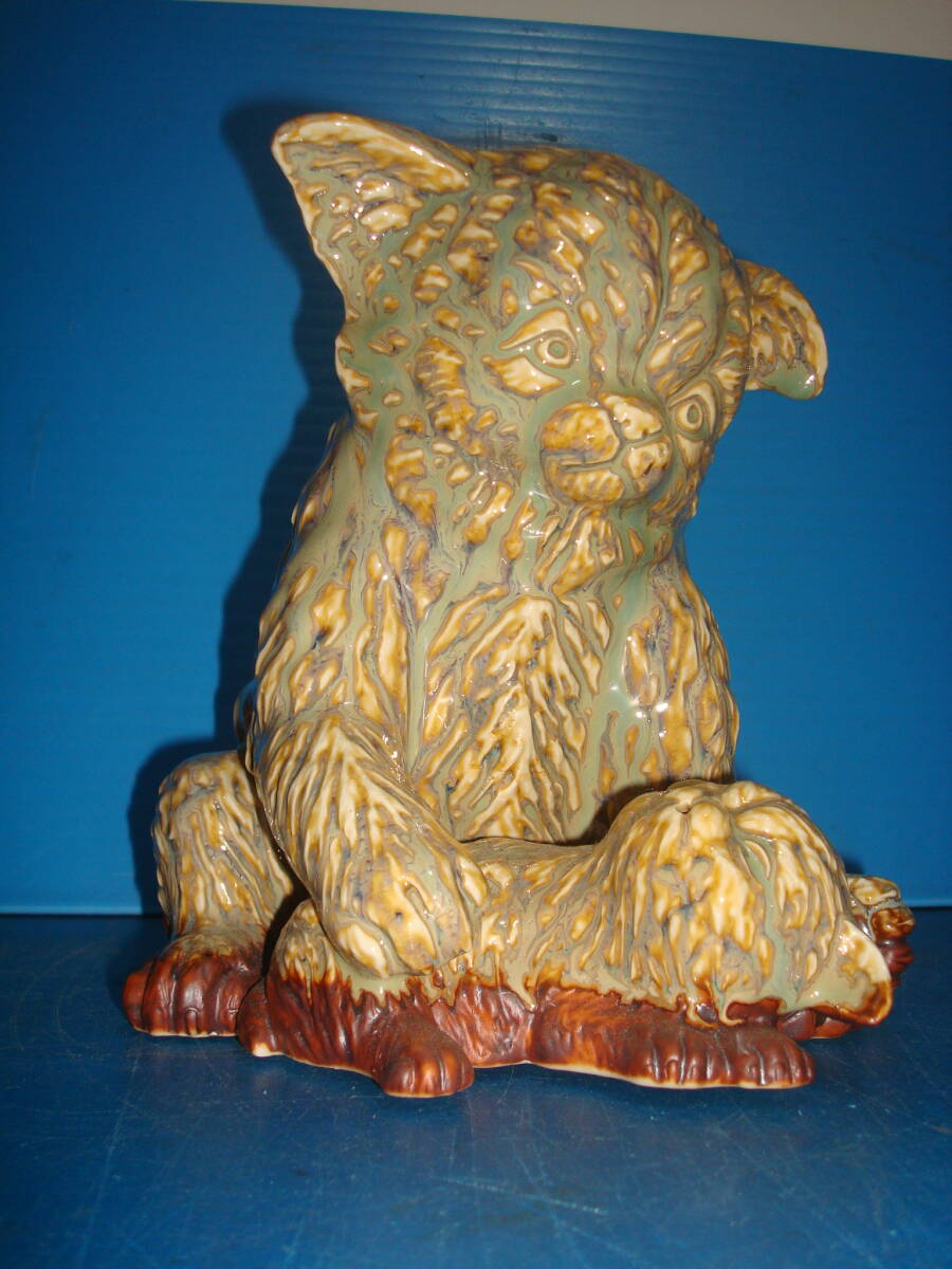 亥「親子犬」瀬戸焼 加藤五山 作 共箱付き KGDT6拍卖