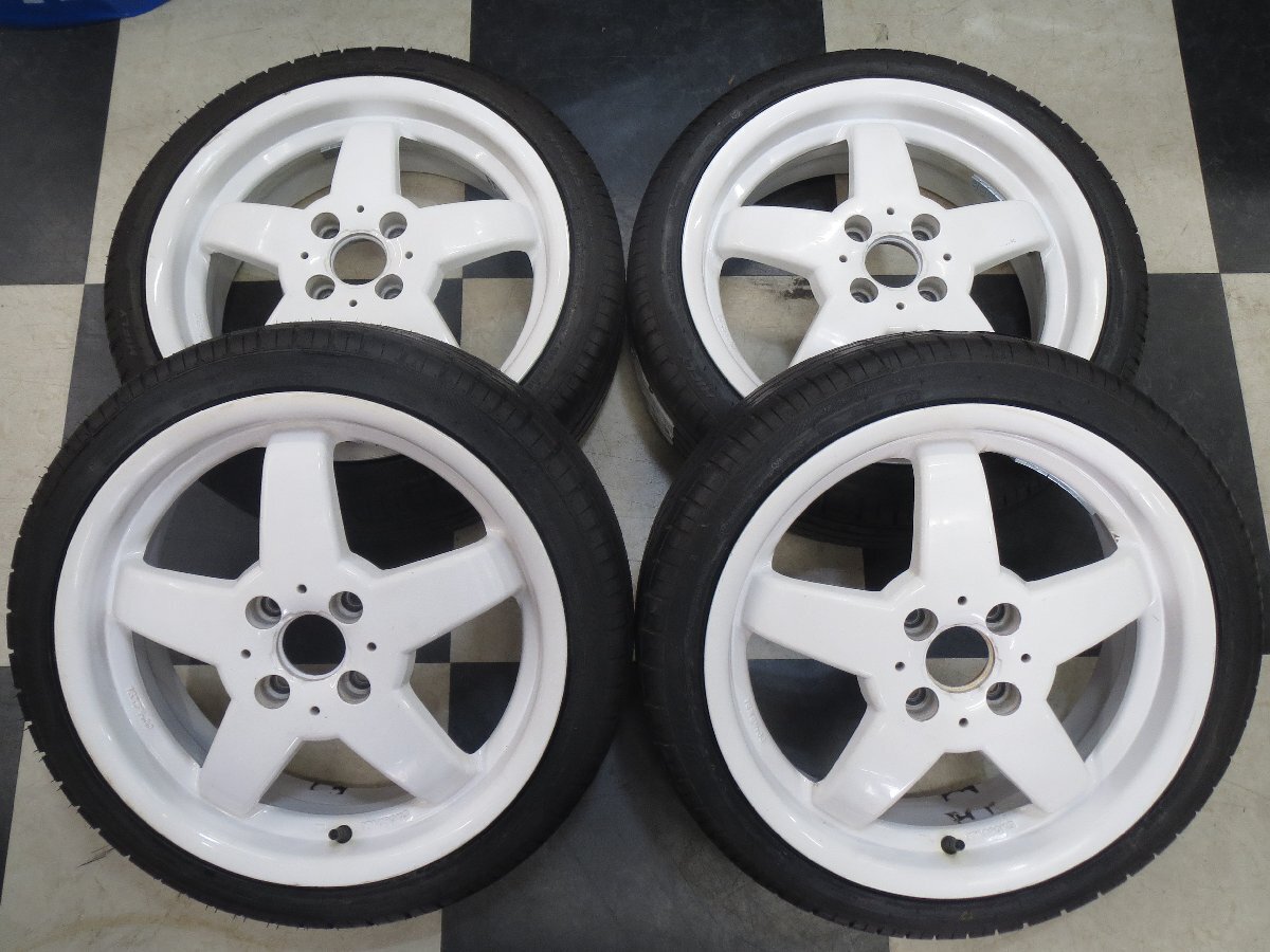 AW 白色 5本スポーク ホイール 16インチ Nシリーズ 5.5J +45 4H100 中古 23年製 HIFLY HF805 165/45R16 新品拍卖