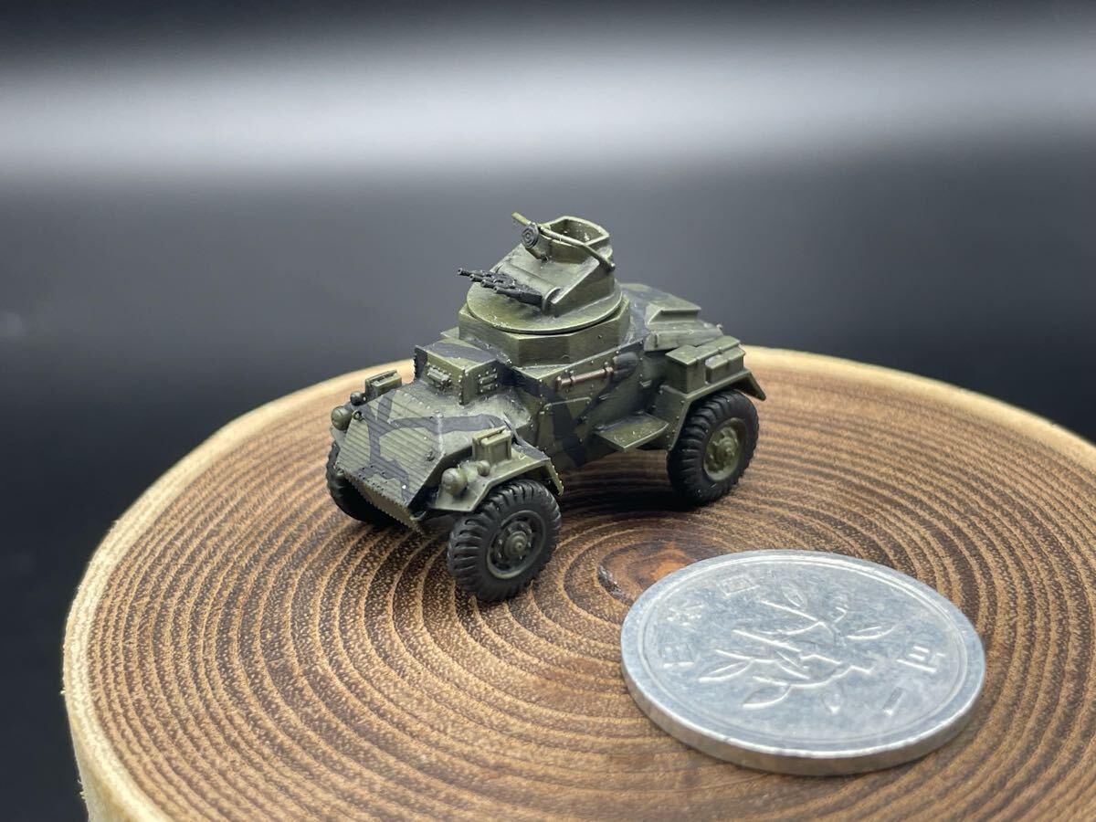 1/144 完成品 塗装済 WW2 イギリス軍 ハンバー 対空装甲車 マークI AA ワールドタンクミュージアム 250710拍卖