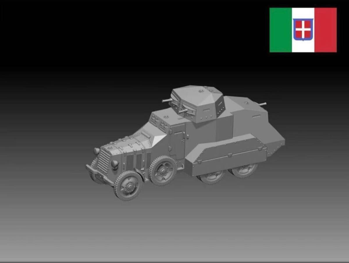 1/35 レジンキット 未塗装 WW2イタリア軍 FIAT 611A装甲車 250530拍卖