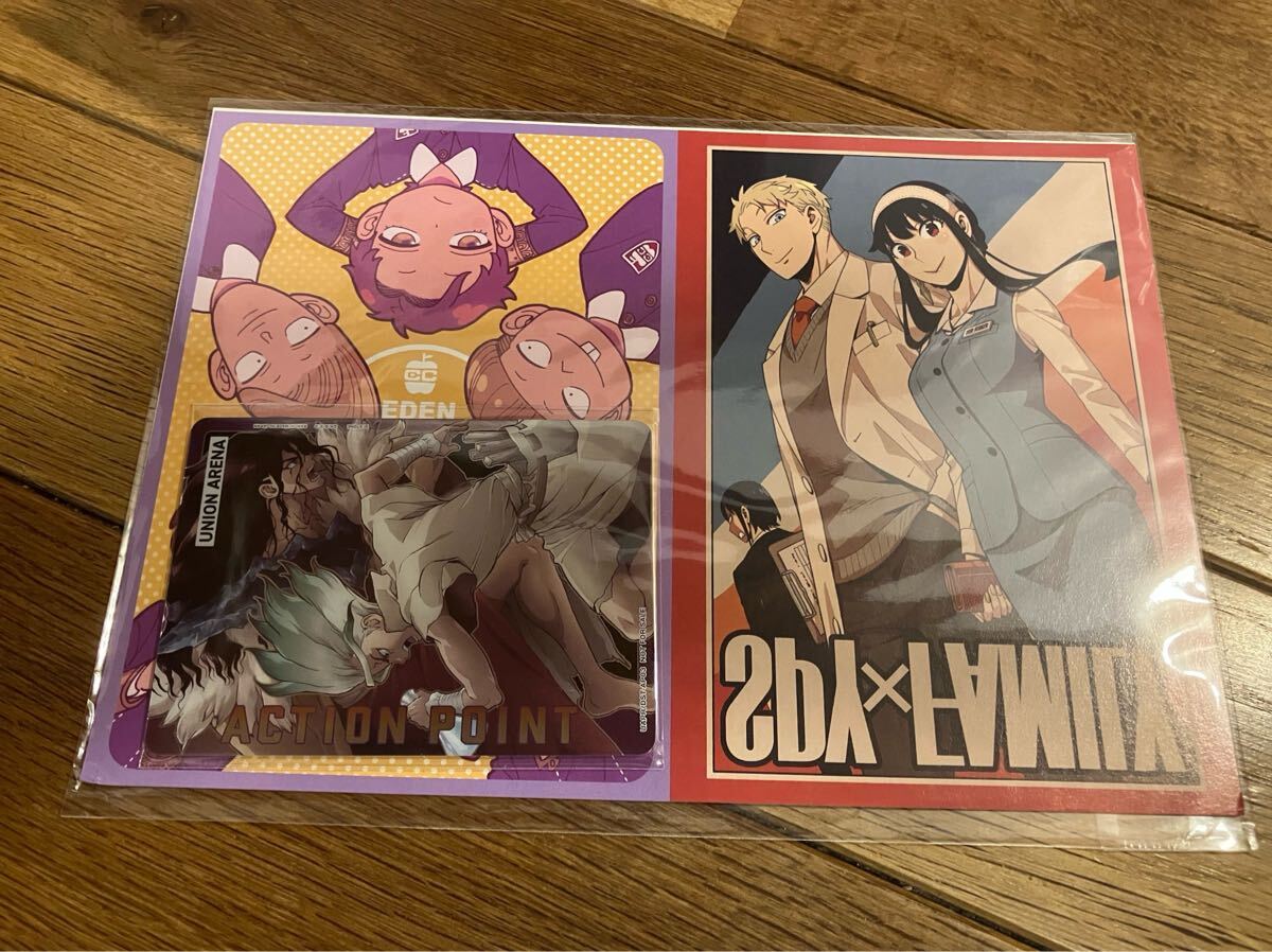 最強ジャンプ2024-2月付録 呪術廻戦 ステッカー SPY×FAMILY ポストカード カードセット 付録拍卖