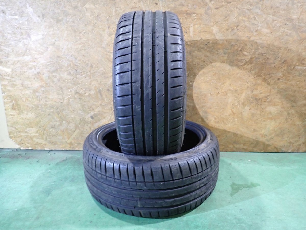 RK10663【送料無料225/40R18】2本 ミシュラン パイロットスポーツ4 中古夏タイヤ カローラスポーツ BRZなどに ≪即決≫拍卖