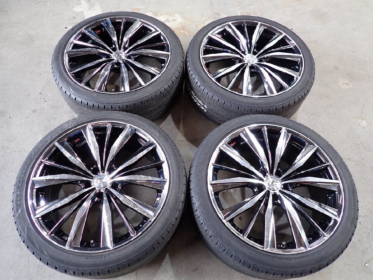 YS18468【送料無料245/40R20】レオニス アルファード ヴェルファイアなど レグノ GR-VⅡ 訳アリ品●20×8.5J 114.3/5H ET35●拍卖