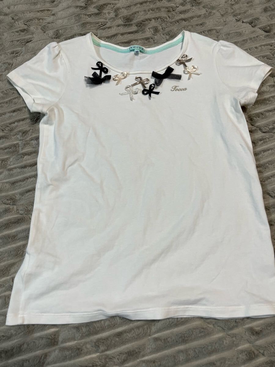 トッカ 半袖Tシャツ140 リボン拍卖