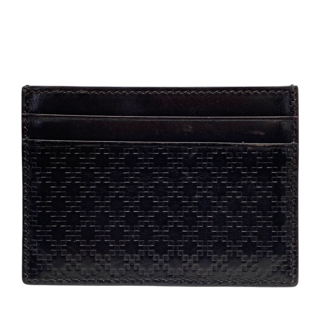 GUCCI グッチ 250466 ディアマンテ カードケース パスケース 名刺入れ コンパクト レザー ダークブラウン拍卖