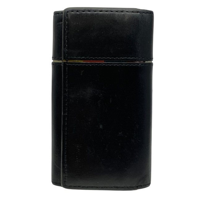 Paul Smith ポールスミス 4連 キーケース キーリング コンパクト レザー ブラック拍卖