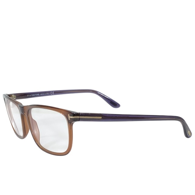 TOMFORD トムフォード TF5356 048 57□17 145 眼鏡 メガネ アイウェア アクセサリー 小物 プラスチック ブラウン パープル 度有拍卖