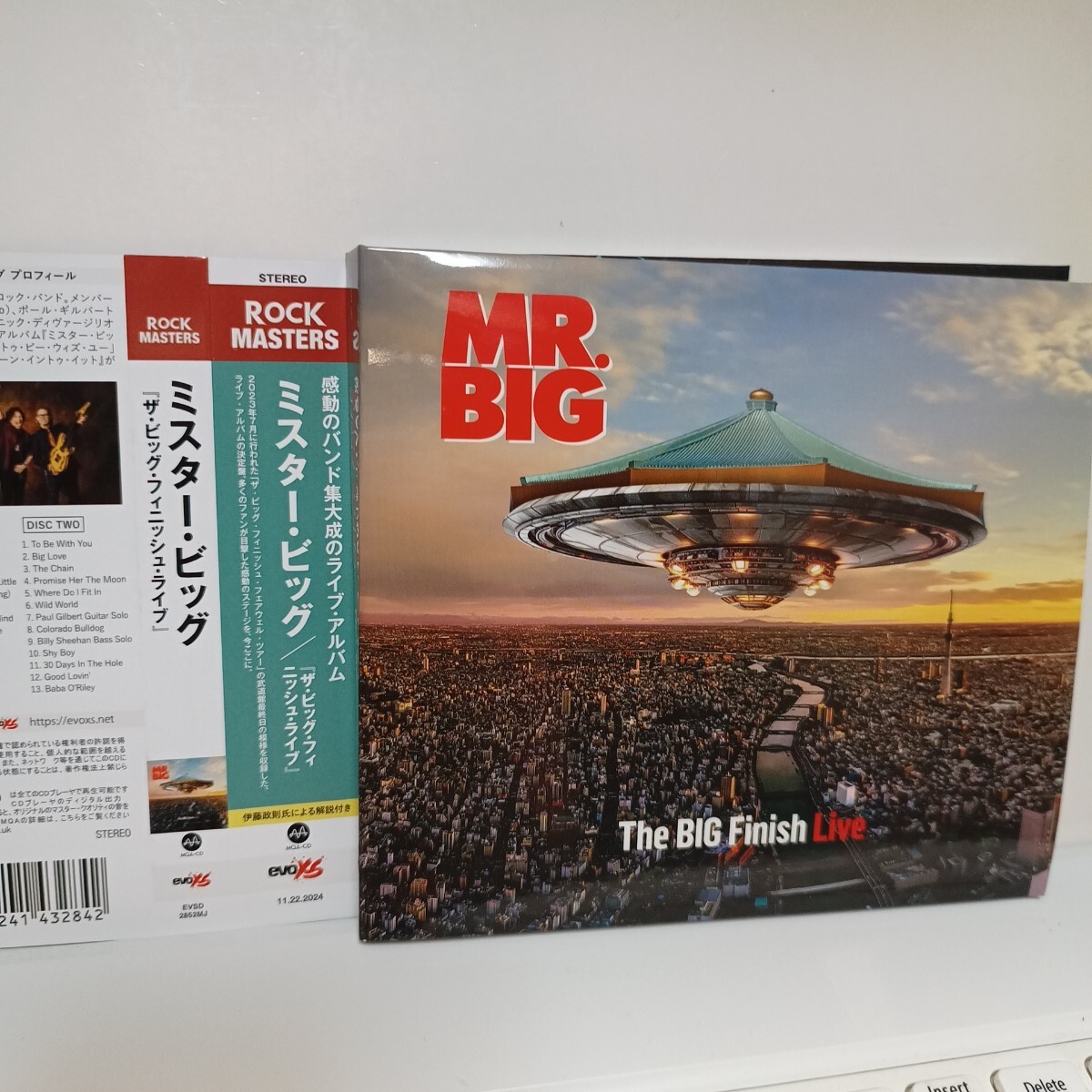 MR.BIG「THE BIG FINISH LIVE」国内盤 帯付き 2CD拍卖