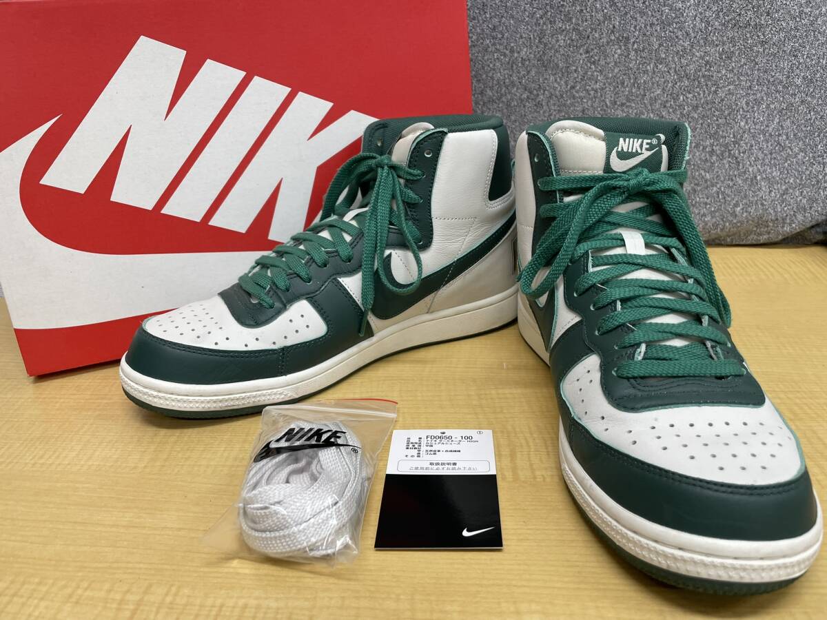 ナイキNike FD0650-100 Terminator High Noble Green★サイズ9.5/27.5cmターミネーターハイ/ノーブルグリーン★C2539拍卖
