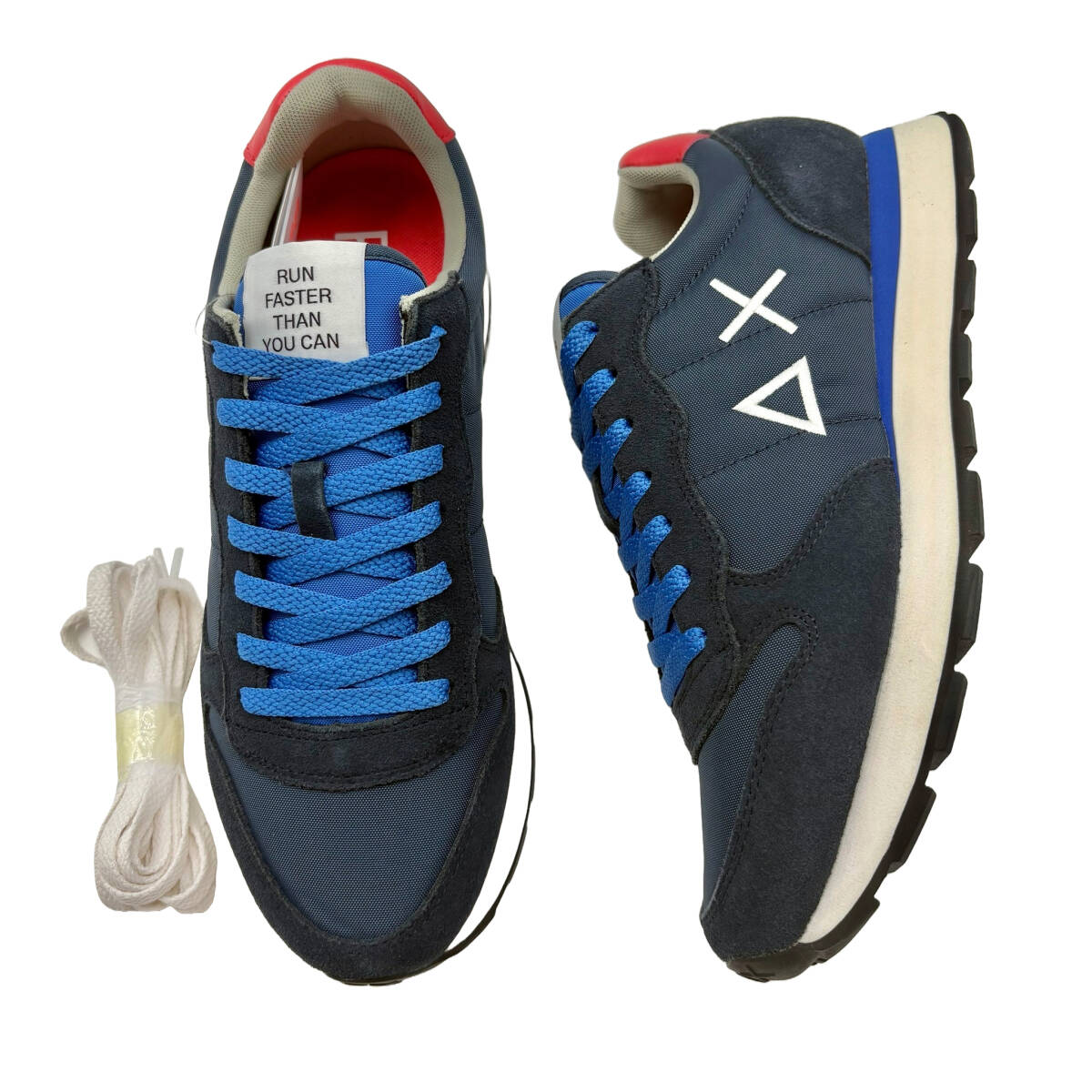 【サイズ選択】新品◆SUN 68■△× ロゴ ローカットスニーカー◆ネイビー◆101-80 紺◆SUN68◆サンシックスティエイト拍卖