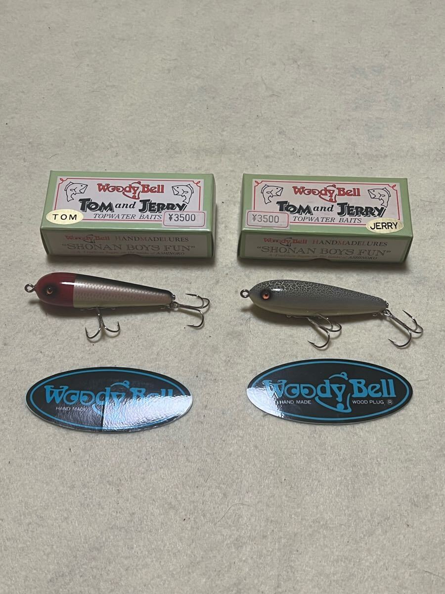 Woody Bell TOM and JERRY ウッディベル トムアンドジェリー グラスアイ&トイレットシートリグ+Lリグ使用ステッカー付き 2個セット(A)拍卖
