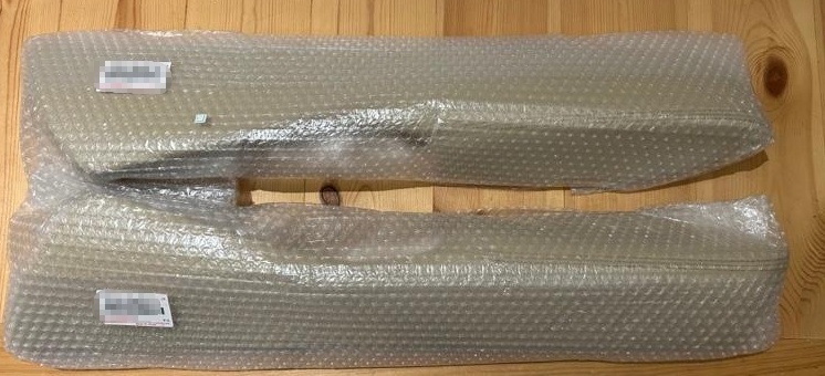 ■新品■トヨタ 純正 アルファード ヴェルファイア 30系 前期 後期 レザー調 フロント ドア アームレスト ベージュ 左右セット拍卖